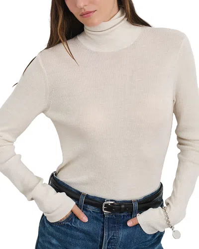 Alex Mill Emmaline Turtleneck Top In Cream