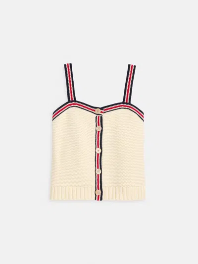 Alex Mill Emmy Cami In Cotton In Ivory Combo