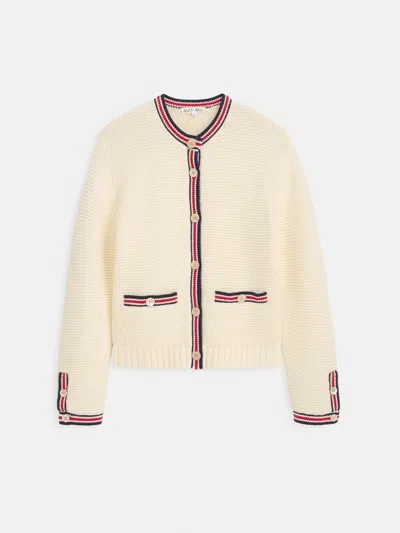 Alex Mill Emmy Sweater In Cotton In Ivory Combo