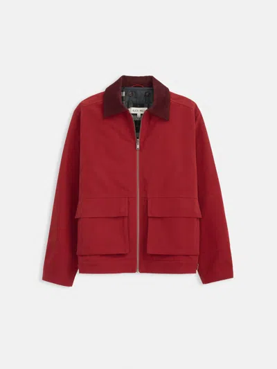 Alex Mill Essex Jacket In Canvas In Red