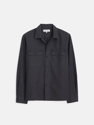 Alex Mill Field Shirt In Crosshatch Cotton In Charcoal