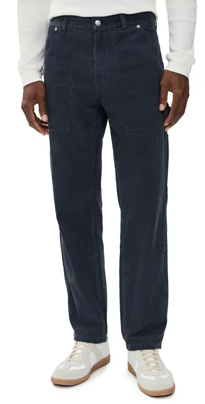 Alex Mill Fine Wale Corduroy Painter Pants 31 Outerspace In Blue
