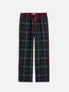 Alex Mill Flannel Sleep Pant In Tartan In Green