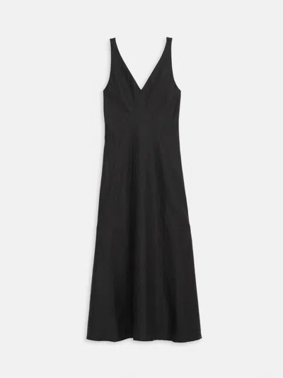 Alex Mill Flora Dress In Linen In Black