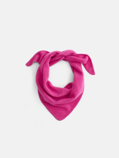 Alex Mill Flynn Handkerchief Scarf In Wool In Pink