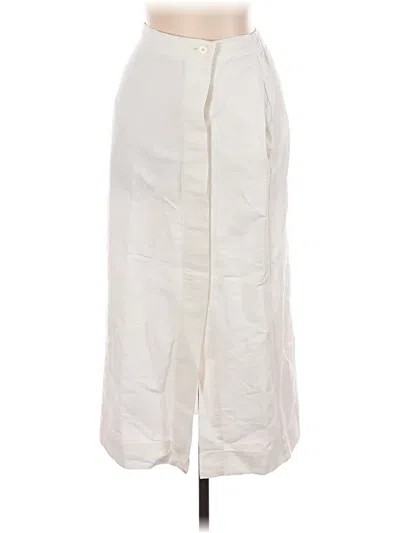 Pre-owned Alex Mill Formal Skirt In White