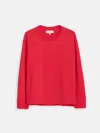 Alex Mill Frankie Sweatshirt In Vintage Wash In Cardinal