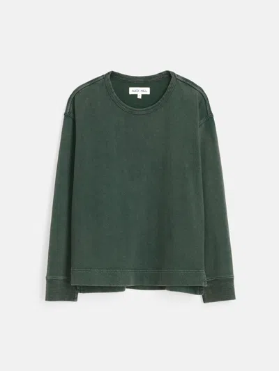 Alex Mill Frankie Sweatshirt In Vintage Wash In Pine Grove