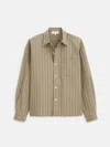 Alex Mill Franklyn St Striped Shirt In Cotton In Green