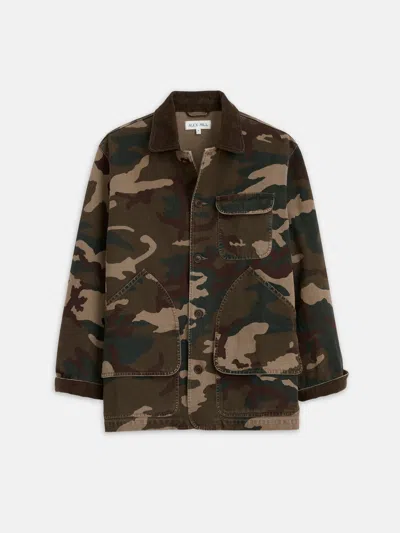 Alex Mill Frontier Jacket In Camo In Olive Camo