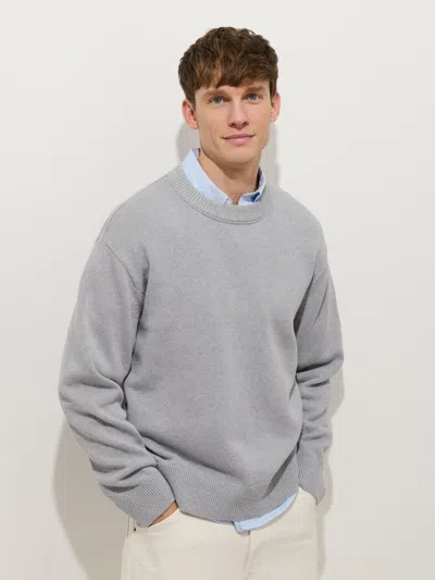 Alex Mill Gabriel Crewneck Sweater In Cotton Linen In Gray