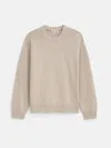Alex Mill Gabriel Crewneck Sweater In Cotton Linen In Heather Sand