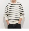 Alex Mill Gabriel Pullover In Cotton Linen In White
