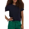 Alex Mill Garcon Linen Blend T-shirt In Blue