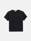 Alex Mill Garcon Tee In Linen Cotton In Black