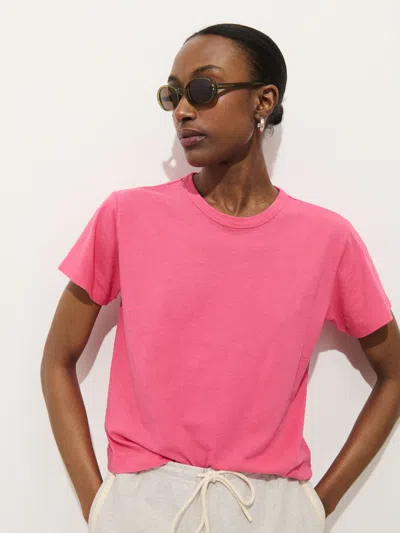 Alex Mill Garcon Tee In Linen Cotton In Multi