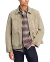 Alex Mill Garment Dyed Canvas Work Jacket In Stoneware