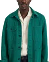 Alex Mill Garment Dyed Denim Work Jacket In Jadeite