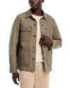 Alex Mill Garment Dyed Denim Work Jacket In Thyme