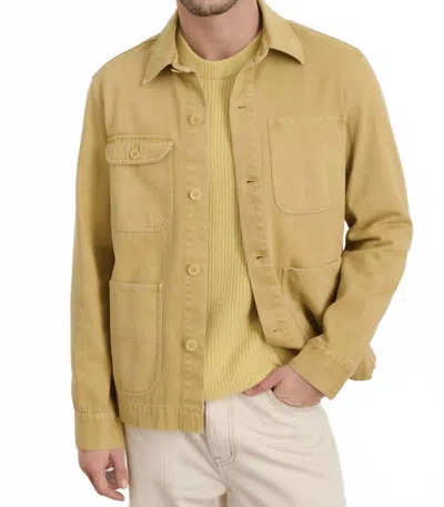 Alex Mill Garment Dyed Work Jacket In Beeswax In Brown
