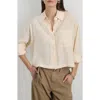 Alex Mill Gemma Button-up Shirt In Ivory