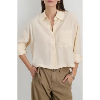 Alex Mill Gemma Button-up Shirt In Ivory