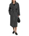 Alex Mill Georgia Wool Blend Coat In Dark Grey