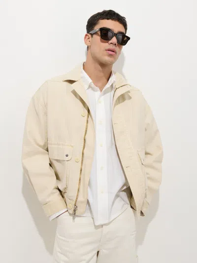 Alex Mill Giorgio Bomber Jacket In Canvas In Neutral
