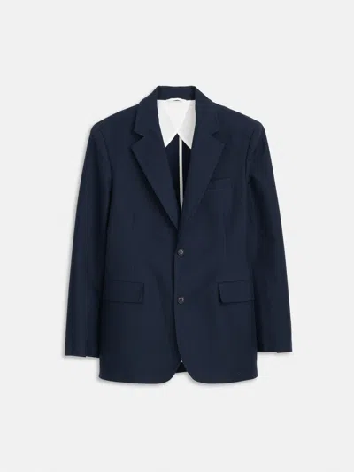 Alex Mill Grant Blazer In Cotton Twill In Dark Navy