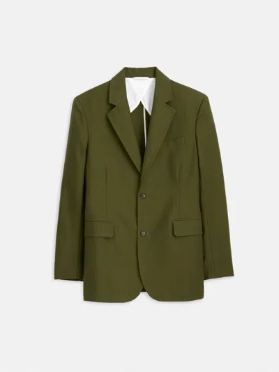 Alex Mill Grant Blazer In Cotton Twill In Surplus Olive