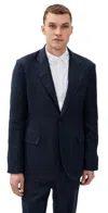 Alex Mill Grant Blazer In Linen Navy