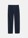 Alex Mill Grant Trouser In Cotton Twill In Dark Navy