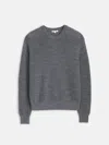 Alex Mill Hank Crewneck Sweater In Wool In Heather Grey