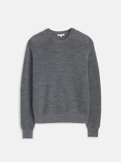 Alex Mill Hank Crewneck Sweater In Wool In Heather Grey