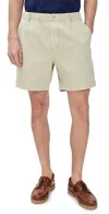 Alex Mill Herringbone Pull On Shorts 7 Stoneware