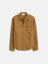 Alex Mill Highland Cotton-flannel Shirt In Walnut