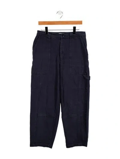 Pre-owned Alex Mill High-rise Straight Leg Jeans In Blue