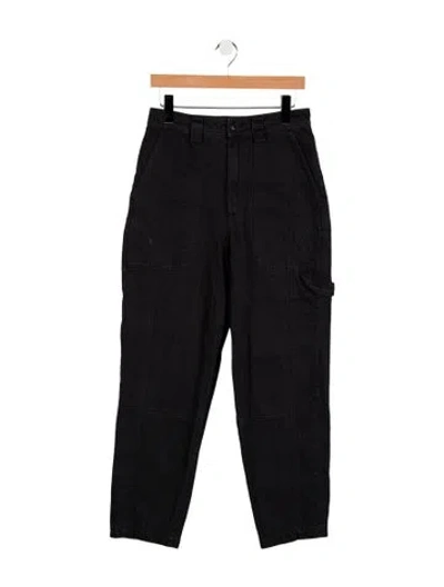 Pre-owned Alex Mill High-rise Straight Leg Jeans In Blue