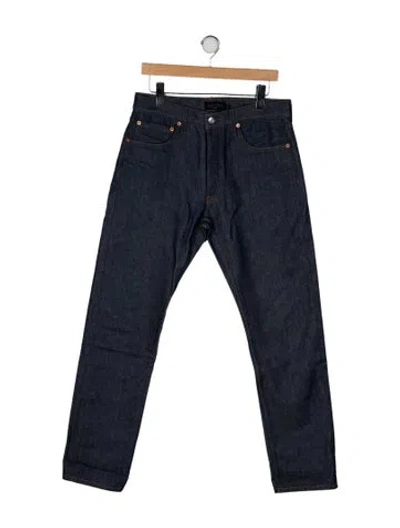 Pre-owned Alex Mill High-rise Straight Leg Jeans W/ Tags In Black