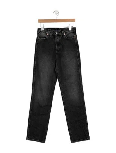 Pre-owned Alex Mill High-rise Straight Leg Jeans W/ Tags In Black