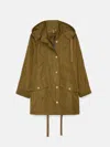 Alex Mill Holiday Things Claes Anorak In Taffeta In Khaki