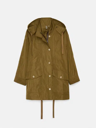 Alex Mill Holiday Things Claes Anorak In Taffeta In Khaki