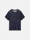 Alex Mill Holiday Things Helen Tee In Navy