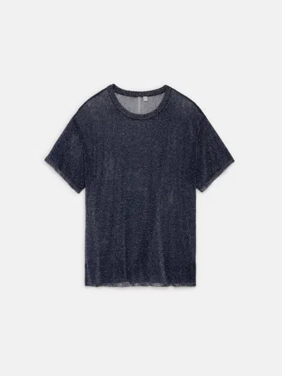 Alex Mill Holiday Things Helen Tee In Navy