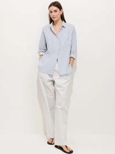 Alex Mill Hudson Pant In Cotton Twill In Blue