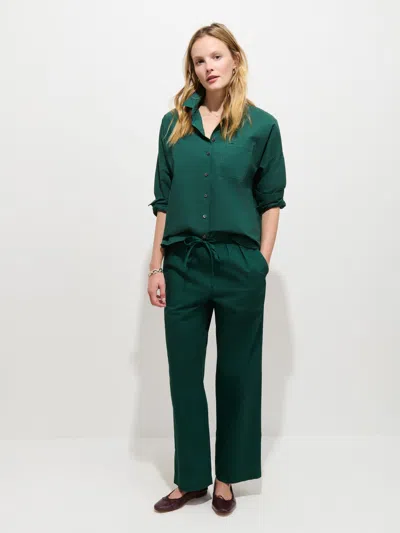 Alex Mill Hudson Pant In Cotton Twill In Rainforest
