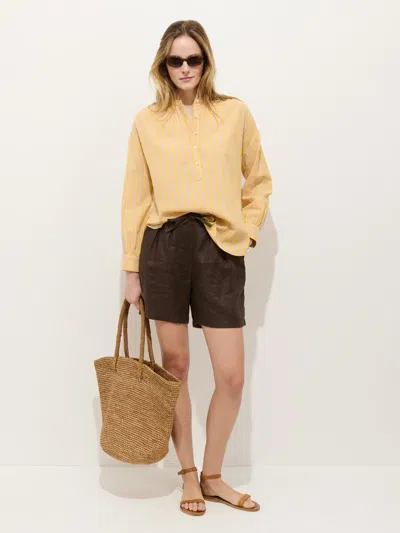 Alex Mill Hudson Short In Linen In Brown