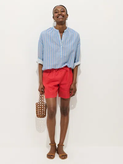 Alex Mill Hudson Short In Linen In Red