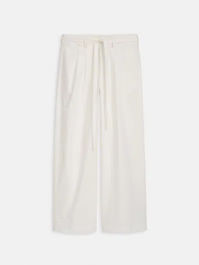 Alex Mill Ina Pleated Pant In Summer Twill In White
