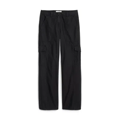 Alex Mill Ivy Cargo Pant In Rich Black